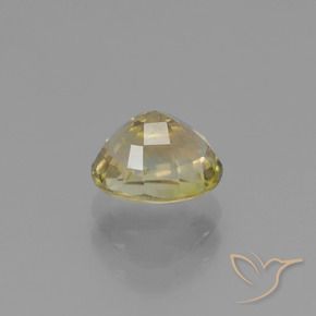 Tourmaline Jaune clair naturelle ovale, 1.15 ct, VS