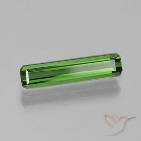 Tourmaline Forêt verte naturelle Octogone / coupe Émeraude, 0.75 ct, VVS