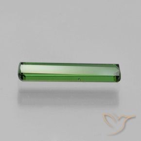 Tourmaline Forêt verte naturelle Octogone / coupe Émeraude, 0.75 ct, VVS