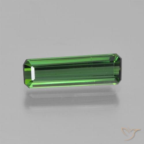 1.05ct Naturel Vert Tourmaline, Taille émeraude, VVS-VS
