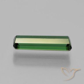 Tourmaline Vert naturelle Octogone / coupe Émeraude, 1.05 ct, VVS-VS