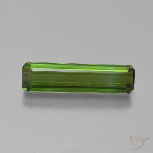 1.00ct Naturel Vert algues marines Tourmaline, Taille émeraude, VVS-VS
