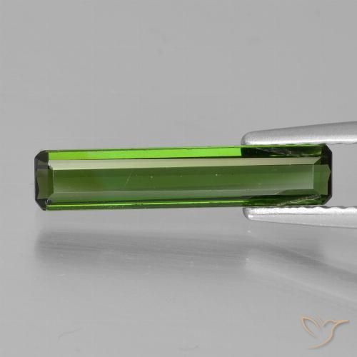 1.07ct Naturel Vert foncé Tourmaline, Taille émeraude, VVS-VS