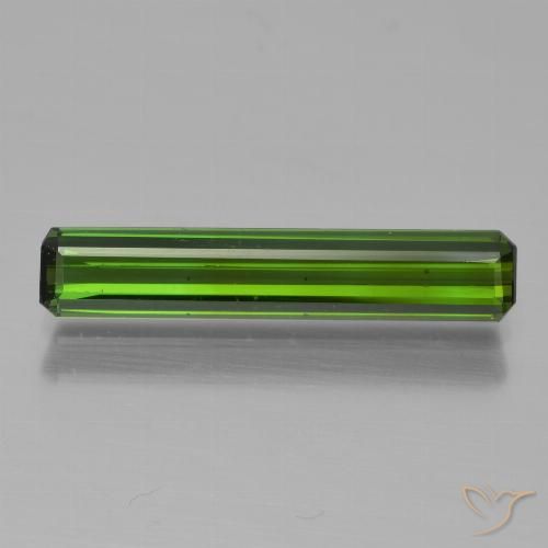 1.41ct Naturel Vert foncé Tourmaline, Taille émeraude, VVS-VS