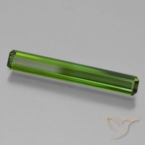 Tourmaline Forêt verte naturelle Octogone / coupe Émeraude, 1.33 ct, VVS-VS