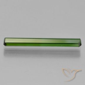 Tourmaline Forêt verte naturelle Octogone / coupe Émeraude, 1.33 ct, VVS-VS