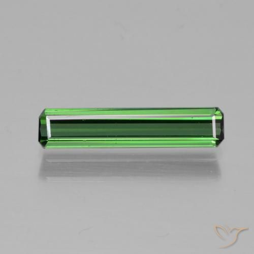 1.22ct Naturel Vert foncé Tourmaline, Taille émeraude, VVS-VS