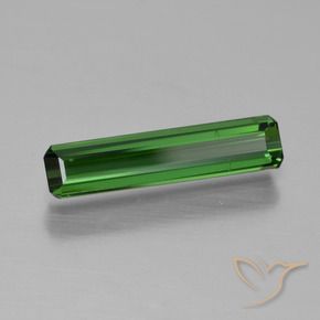 Tourmaline Forêt verte naturelle Octogone / coupe Émeraude, 0.98 ct, VVS-VS