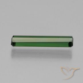 Tourmaline Forêt verte naturelle Octogone / coupe Émeraude, 0.98 ct, VVS-VS