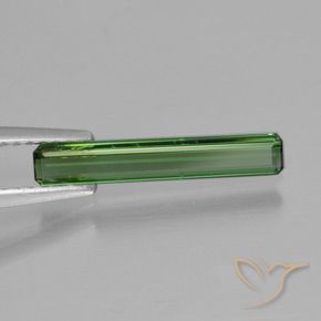 Tourmaline Vert moyen naturelle Octogone / coupe Émeraude, 0.66 ct, VVS-VS
