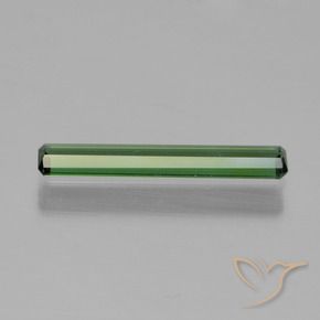 Tourmaline Vert moyen naturelle Octogone / coupe Émeraude, 0.66 ct, VVS-VS
