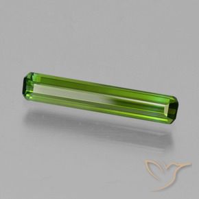 Tourmaline Vert algues marines naturelle Octogone / coupe Émeraude, 0.83 ct, VVS-VS