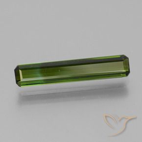Tourmaline Vert moyen naturelle Octogone / coupe Émeraude, 2.05 ct, VVS