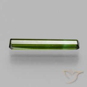 Tourmaline Vert moyen naturelle Octogone / coupe Émeraude, 2.05 ct, VVS