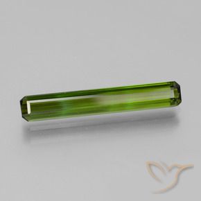 Tourmaline Vert algues marines naturelle Octogone / coupe Émeraude, 2.47 ct, VVS