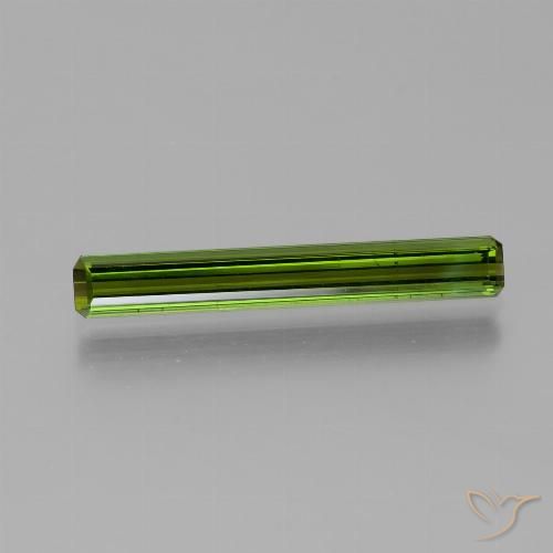 1.69ct Naturel Vert algues marines Tourmaline, Taille émeraude, VVS-VS