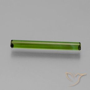 Tourmaline Vert algues marines naturelle Octogone / coupe Émeraude, 1.69 ct, VVS-VS