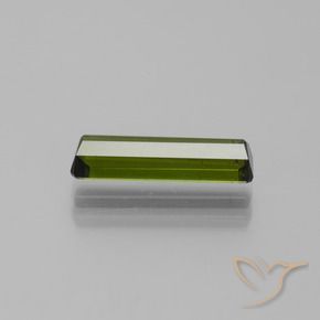 Tourmaline Vert moyen naturelle Octogone / coupe Émeraude, 1.60 ct, VS