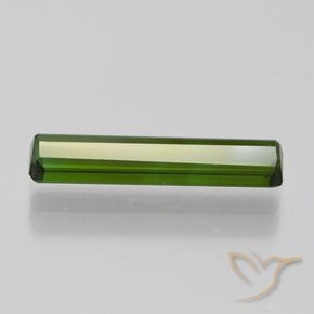 Tourmaline Vert algues marines naturelle Octogone / coupe Émeraude, 1.96 ct, VVS-VS