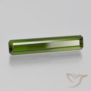 Tourmaline Vert moyen naturelle Octogone / coupe Émeraude, 2.10 ct, VVS-VS