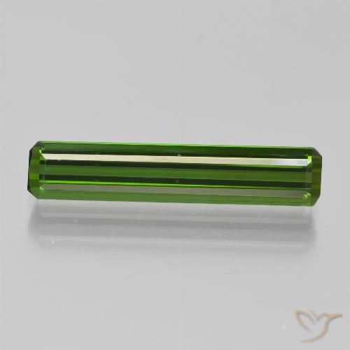 1.95ct Naturel Vert moyen-foncé Tourmaline, Taille émeraude, VVS