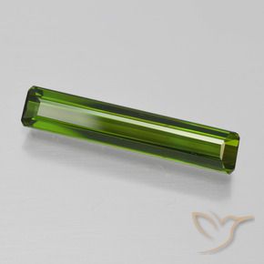 Tourmaline Vert algues marines naturelle Octogone / coupe Émeraude, 1.82 ct, VVS