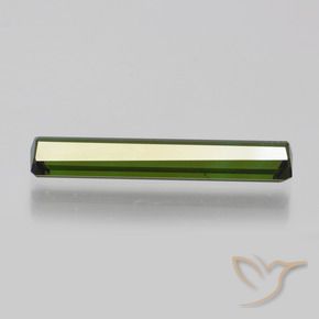 Tourmaline Vert algues marines naturelle Octogone / coupe Émeraude, 1.82 ct, VVS