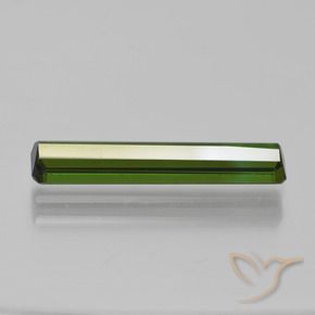Tourmaline Vert forêt profond naturelle Octogone / coupe Émeraude, 1.79 ct, VVS