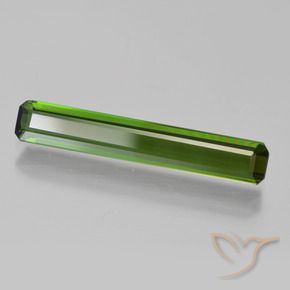 Tourmaline Vert foncé naturelle Octogone / coupe Émeraude, 2.64 ct, VVS