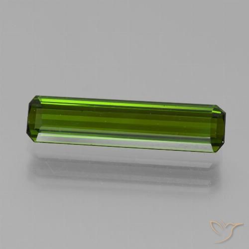2.06ct Naturel Vert foncé Tourmaline, Taille émeraude, VVS-VS