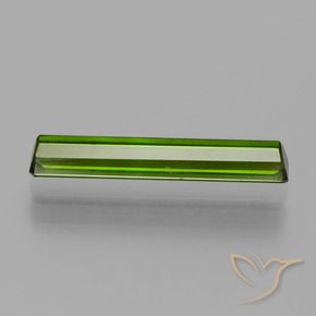 Tourmaline vert foncé naturelle taille émeraude, 2,12 ct, VVS-VS