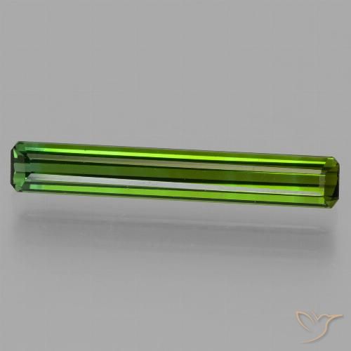 1.72ct Naturel Vert foncé Tourmaline, Taille émeraude, VVS-VS