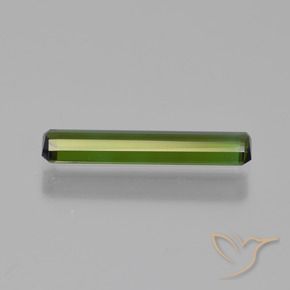 Tourmaline Vert moyen naturelle Octogone / coupe Émeraude, 0.87 ct, VVS-VS