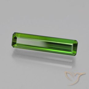 Tourmaline Forêt verte naturelle Octogone / coupe Émeraude, 2.08 ct, VVS-VS