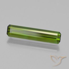 Tourmaline Forêt verte naturelle Octogone / coupe Émeraude, 1.08 ct, VVS-VS
