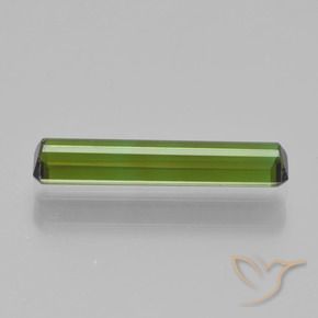 Tourmaline Forêt verte naturelle Octogone / coupe Émeraude, 1.08 ct, VVS-VS