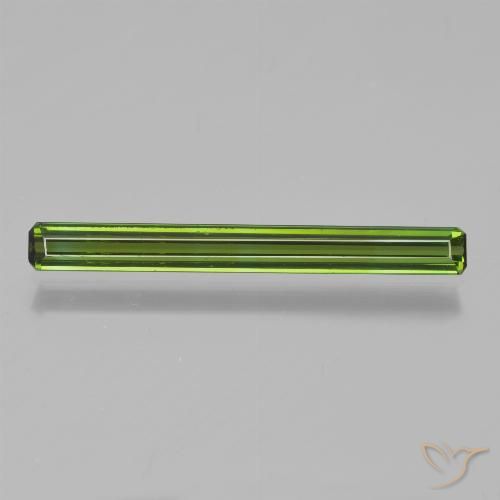 1.14ct Naturel Vert moyen Tourmaline, Taille émeraude, VVS-VS