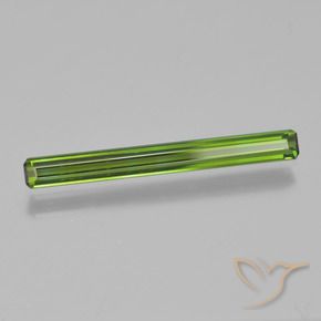 Tourmaline Vert moyen naturelle Octogone / coupe Émeraude, 1.14 ct, VVS-VS