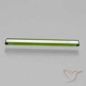 Tourmaline Vert moyen naturelle Octogone / coupe Émeraude, 1.14 ct, VVS-VS