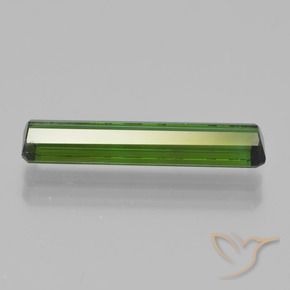 Tourmaline Vert foncé naturelle Octogone / coupe Émeraude, 2.44 ct, VS