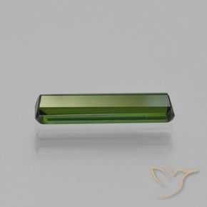 Tourmaline Forêt verte naturelle Octogone / coupe Émeraude, 0.91 ct, VVS