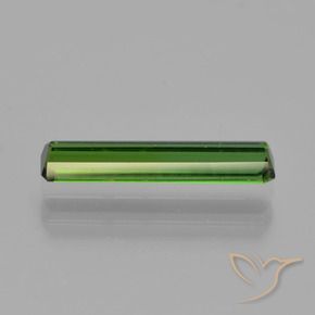 Tourmaline Vert moyen naturelle Octogone / coupe Émeraude, 1.03 ct, VVS