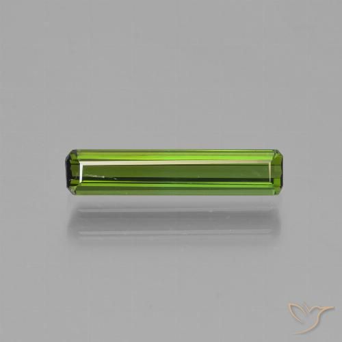 1.01ct Naturel Vert éclatant Tourmaline, Taille émeraude, VVS-VS
