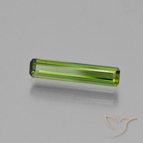Tourmaline Vert éclatant naturelle Octogone / coupe Émeraude, 1.01 ct, VVS-VS