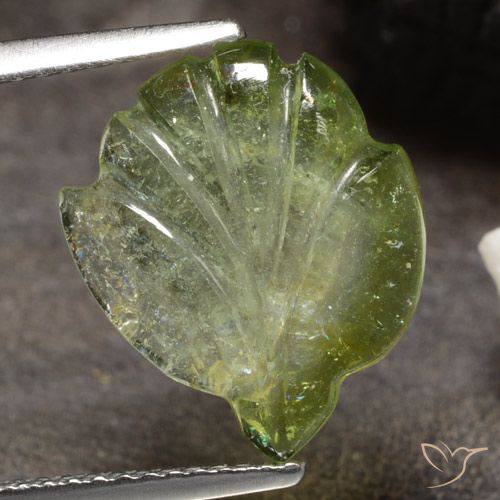 4.09ct Naturel Vert moyen Tourmaline, Fantaisie, Translucide
