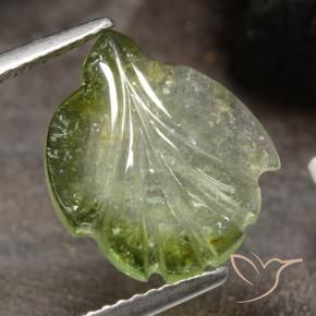 Tourmaline Vert moyen naturelle Fantaisie, 4.09 ct, Translucide