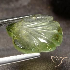 Tourmaline Vert moyen naturelle Fantaisie, 4.09 ct, Translucide