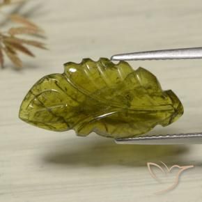 Tourmaline Vert chaud naturelle Fantaisie, 4.75 ct, Translucide