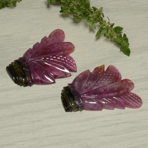 Shop natural 65.90ct Bicolore Tourmaline gems, Taille Fleur, from Mozambique at GemSelect. In stock, global shipping!