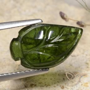 Tourmaline Forêt verte naturelle Fantaisie, 4.86 ct, Translucide
